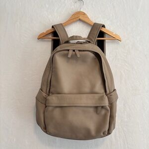 Leatherology tan backpack